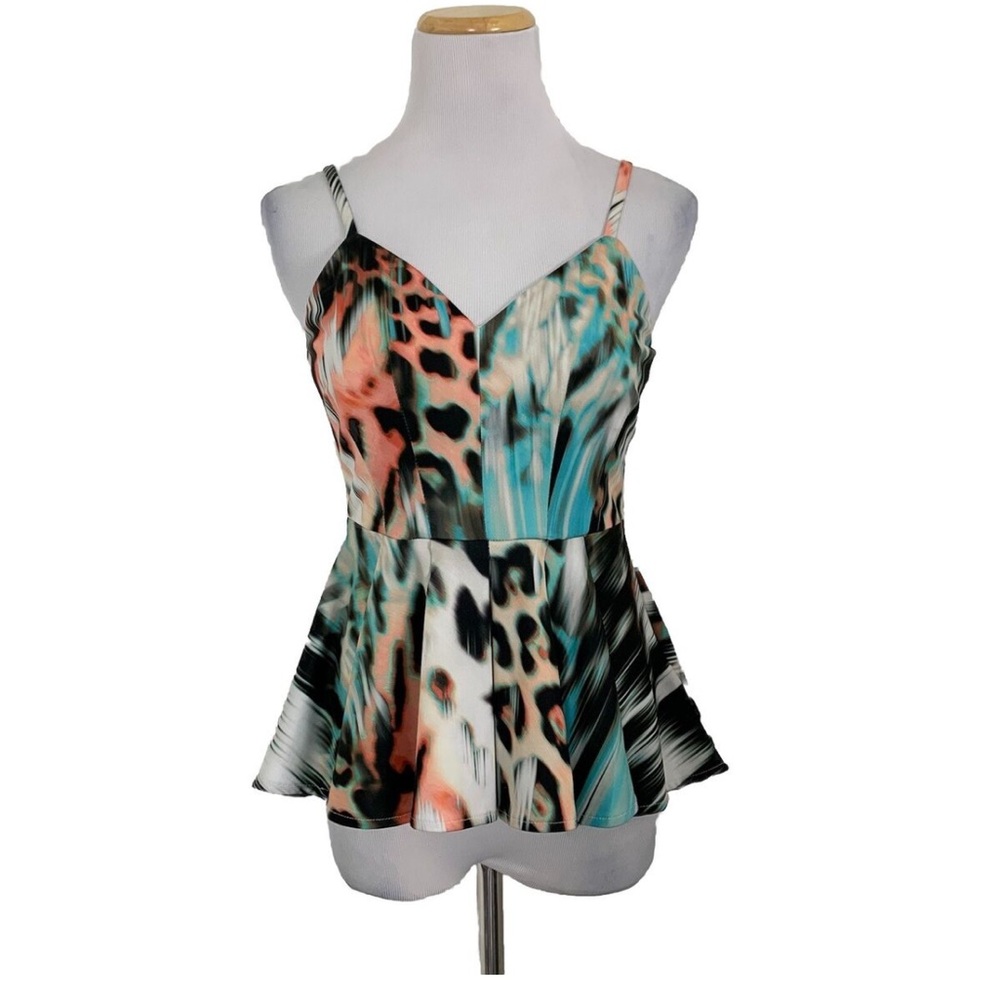BEBE SEXY MULTICOLOR TOP